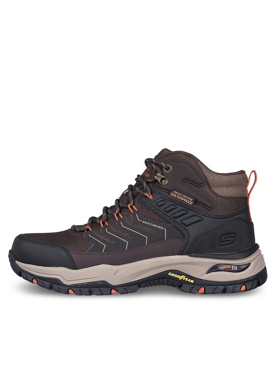 Skechers Trapery Skechers Arch Fit Dawson Raveno 204634/BRN Brązowy