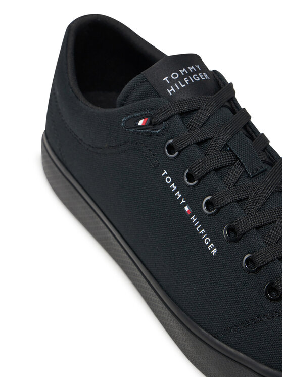 Tommy Hilfiger Tenisky Tommy Hilfiger Hi Vulc Low Core Canvas FM0FM05396 Čierna
