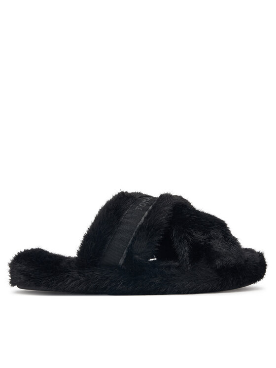 Tommy Hilfiger Kapcie Tommy Hilfiger Th Feminine House Shoes FW0FW09615 Czarny