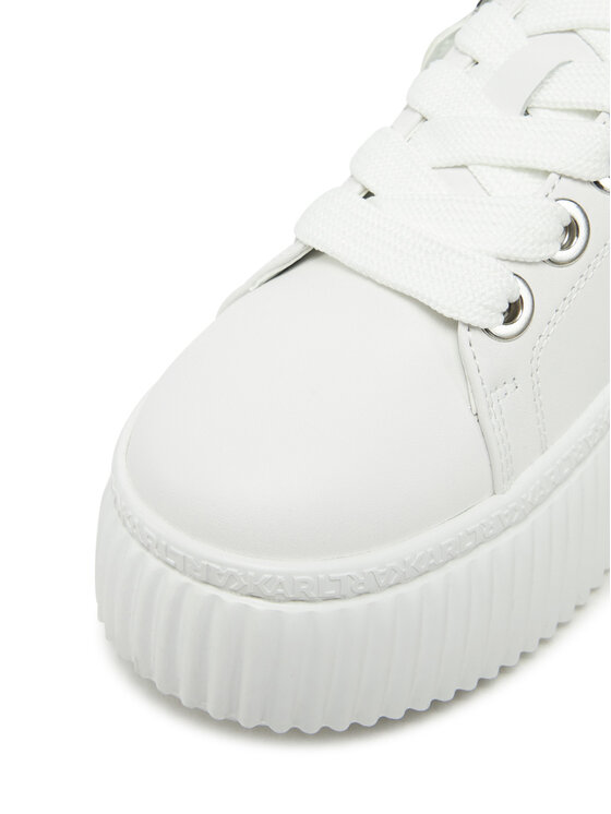 Sneakers KARL LAGERFELD Kreeper Lo KL42376T Alb | Epantofi.ro
