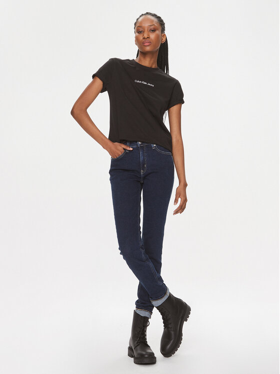 Calvin Klein Jeans Calvin Klein Jeans Camiseta J20J221065 Negro Regular Fit