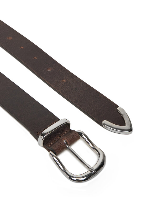 Jack & Jones Pánský pásek Jack & Jones Jacwestern 12277530 Hnědá
