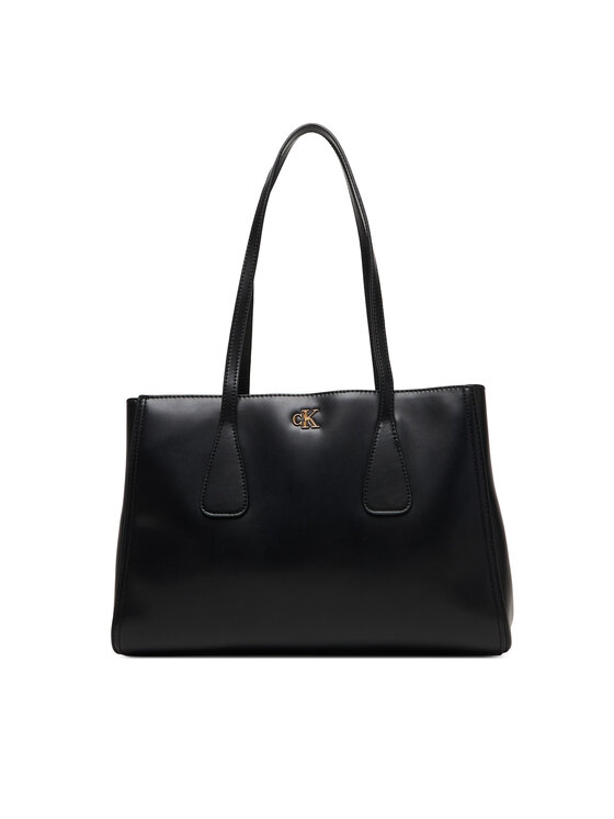 Calvin Klein Τσάντα Calvin Klein Ck Medium Work Tote LV04F3442G Μαύρο
