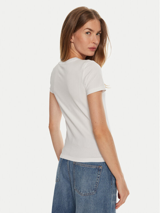 Guess Jeans Guess Jeans Футболка W4YI01 J1314 Білий Slim Fit
