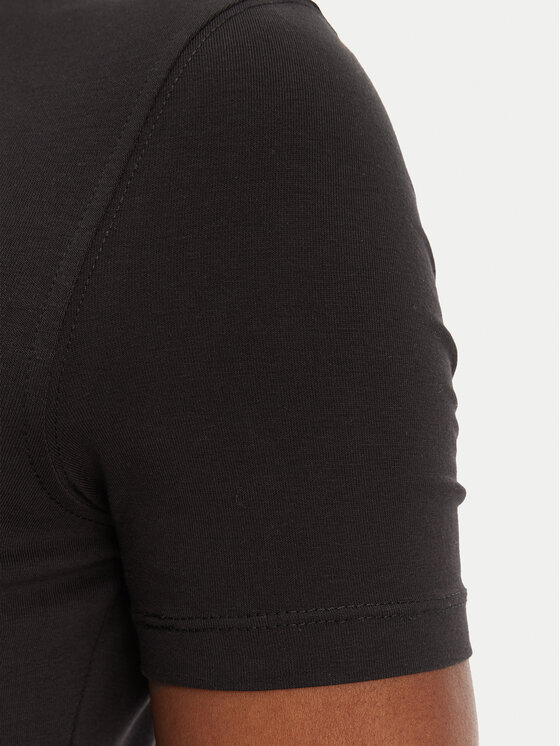 Versace Jeans Couture Versace Jeans Couture Camiseta 80HAHE01 CJ02E Negro Slim Fit