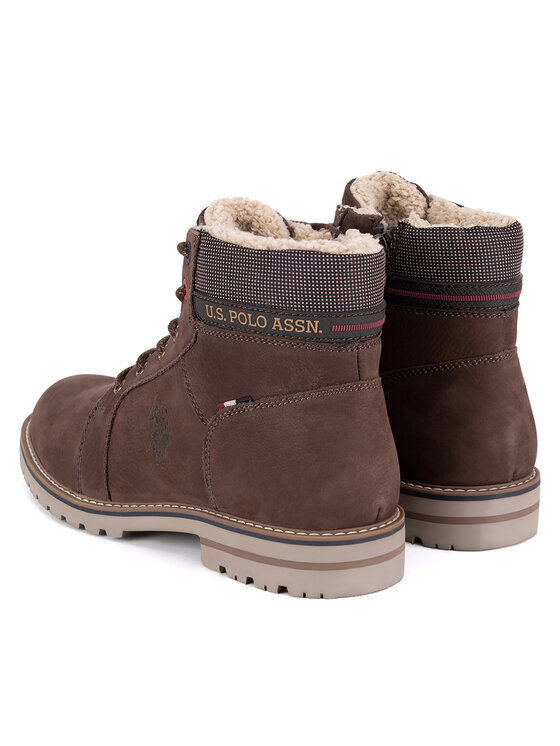 U.S. Polo Assn. Pohodni čevlji U.S. Polo Assn. POLY001M/DLT1 Rjava