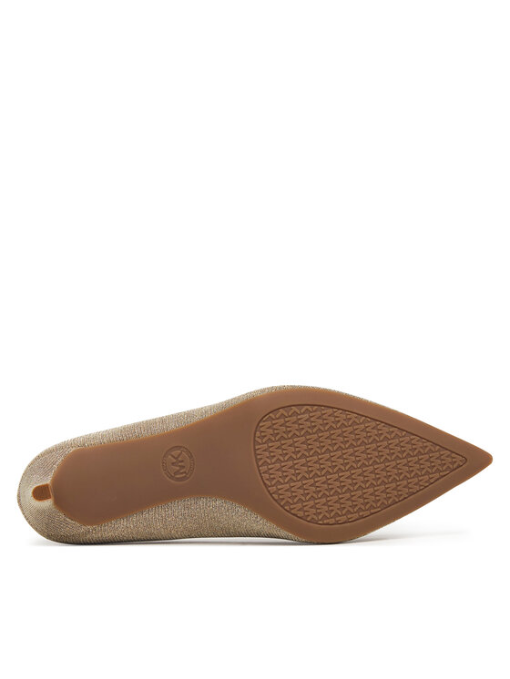 MICHAEL Michael Kors Pantofi cu toc subțire MICHAEL Michael Kors Alina Flex Pump 40S6HNMP1D Auriu