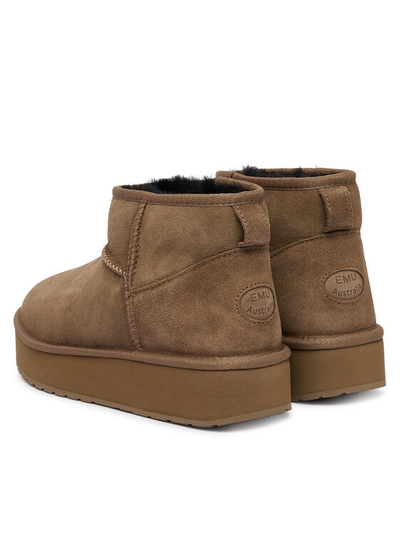 EMU Australia Sněhule EMU Australia StingerMicroFlatform2.0 W13296 Hnědá