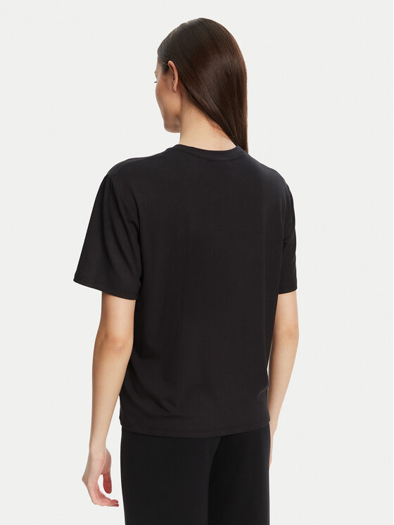 Guess Guess Футболка V5YI05 KCOA2 Чорний Regular Fit