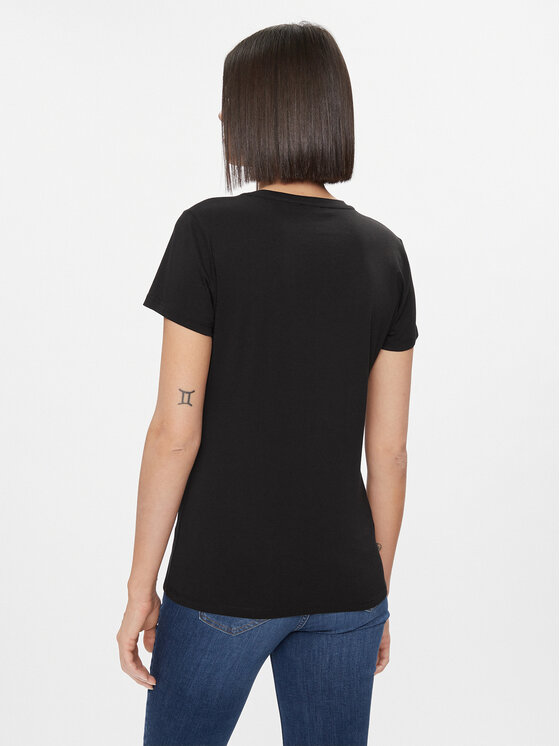 Liu Jo Liu Jo Футболка WA4051 JS923 Чорний Regular Fit