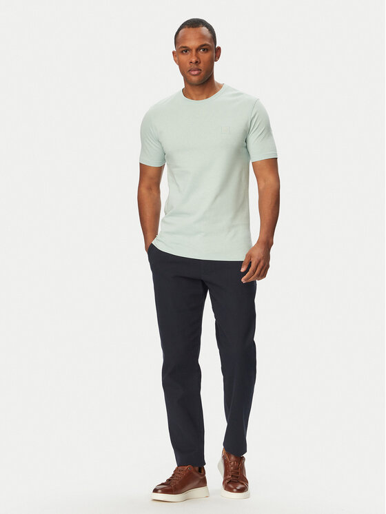 BOSS BOSS Camiseta Tales 50508584 Turquesa Regular Fit