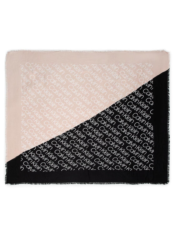 Calvin Klein Lakats Calvin Klein Dressed Up Logo Scarf K60K605413 Melns