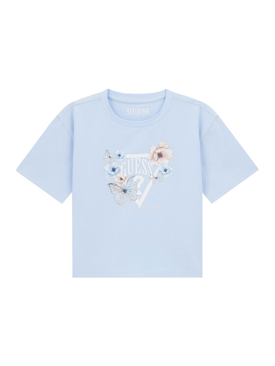Guess Guess Camiseta J6RI32 K6YW4 Celeste Regular Fit