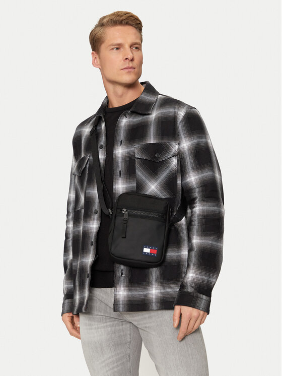 Tommy Jeans Мъжка чантичка Tommy Jeans AM0AM12614 Черен