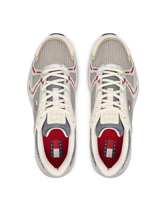 Tommy Jeans Sneakersy Tommy Jeans Tjw Modern Runner Metallic EN0EN03153 Szary