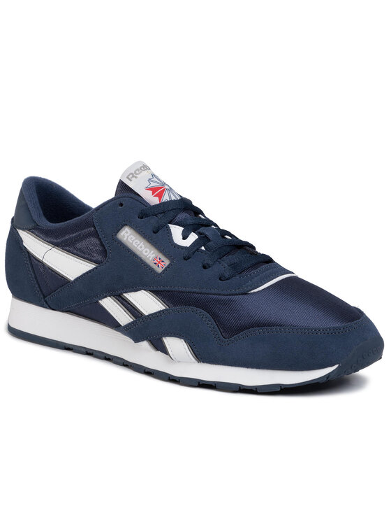 Sneakersy Reebok Cl Nylon FV1595 Granatowy | Eobuwie.com.pl