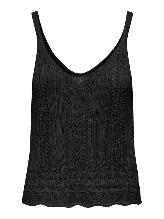 ONLY ONLY Топ Lyzet 15277573 Чорний Regular Fit