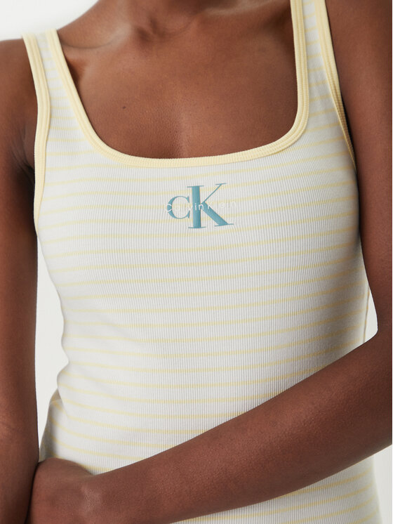 Calvin Klein Jeans Calvin Klein Jeans Top LV047F832G Amarillo Slim Fit