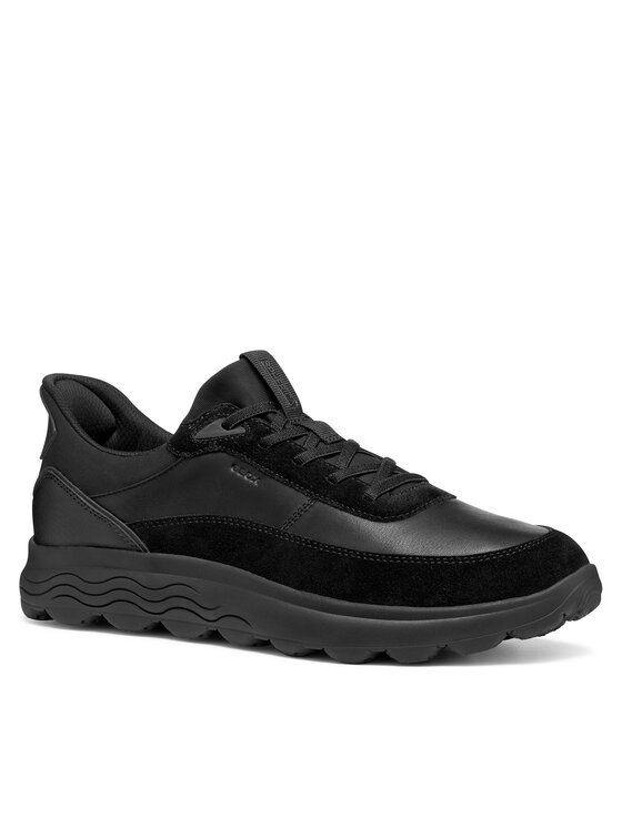 Geox Sneakersy Geox U Spherica Plus U56MPA 08522 C9999 Černá