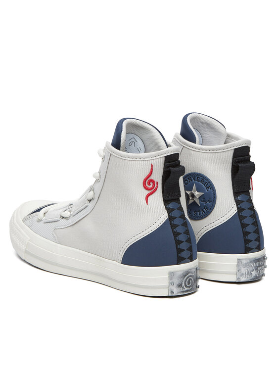 Converse Kedas Converse Converse x NARUTO SHIPPUDEN Kakashi Chuck Taylor All Star A14839C Pelēks