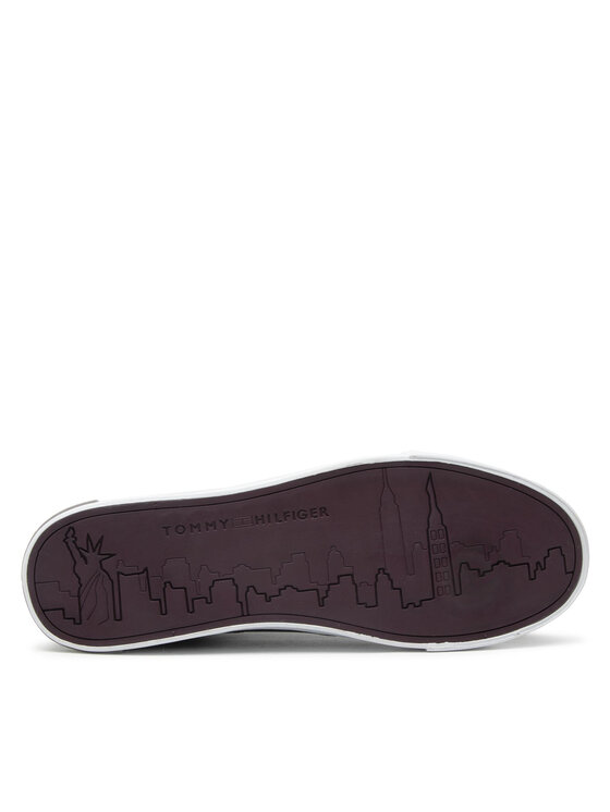Tommy Hilfiger Superge Tommy Hilfiger Essential Leather Detail Vulc FM0FM04047 Črna