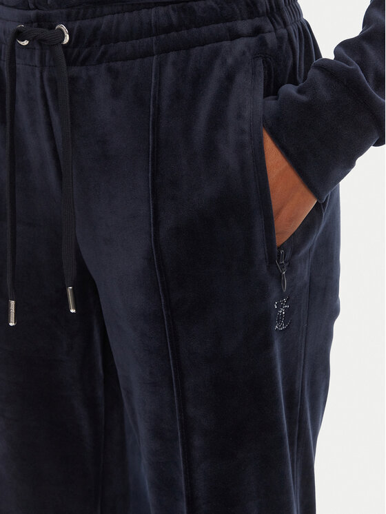 Juicy Couture Juicy Couture Pantaloni da tuta Tina JCAPW045 Blu scuro Regular Fit