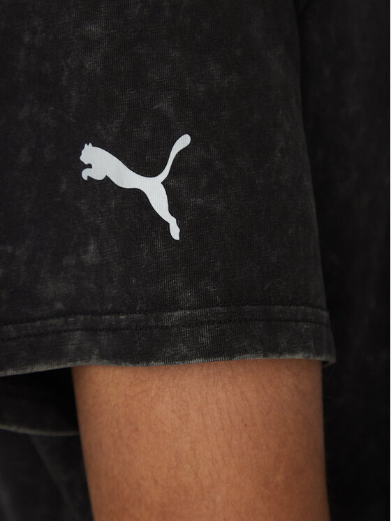 Puma Puma Marškinėliai Dylan Exhibit 630475 Juoda Regular Fit