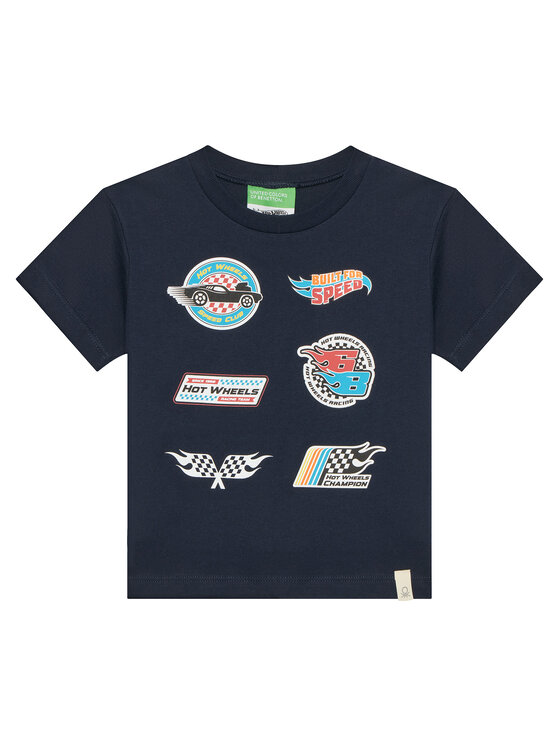 United Colors Of Benetton United Colors Of Benetton Футболка 3I1XG10I3 Cиній Regular Fit