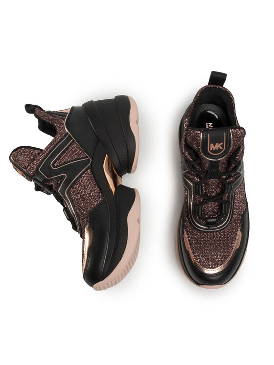 MICHAEL Michael Kors Snīkeri MICHAEL Michael Kors Olympia Trainer 43R0OLFS5D Rozā