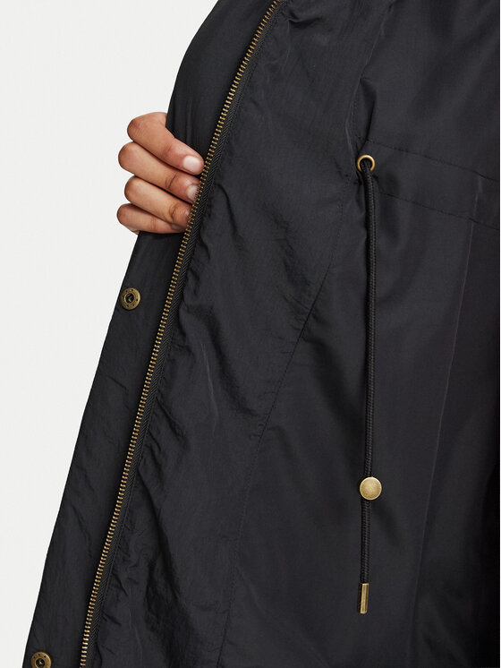 Hunter Hunter Átmeneti kabát HARW0002262 Fekete Regular Fit