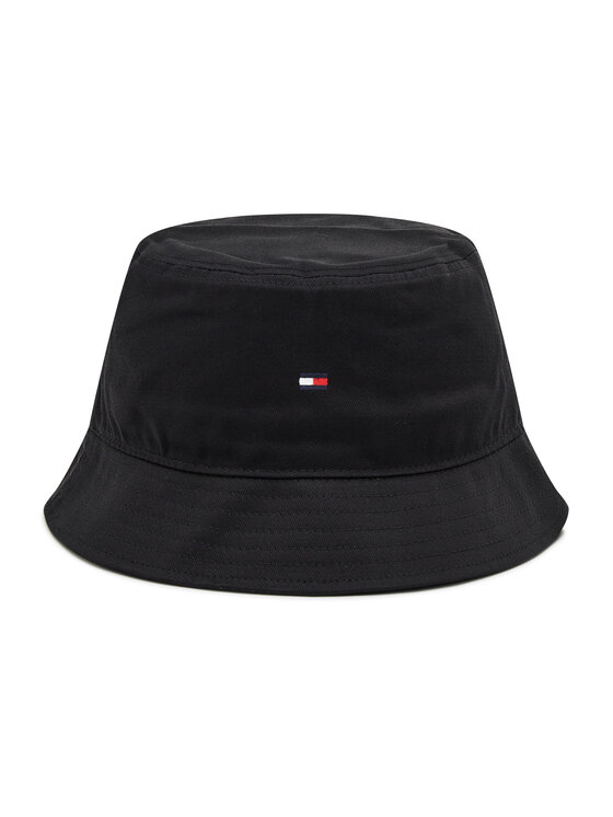 Tommy Hilfiger Капела Tommy Hilfiger Flag Bucket Hat AM0AM07344 Черен