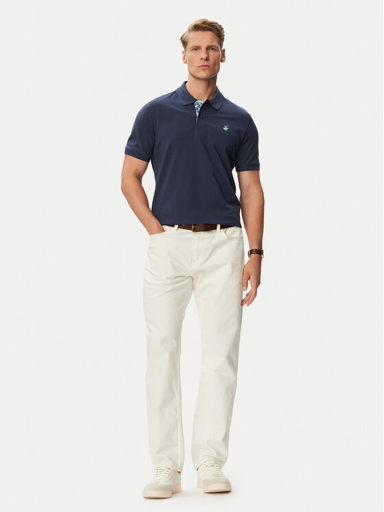 Beverly Hills Polo Club Beverly Hills Polo Club Polo P-SS26M-P450106BLU Azul marino Regular Fit