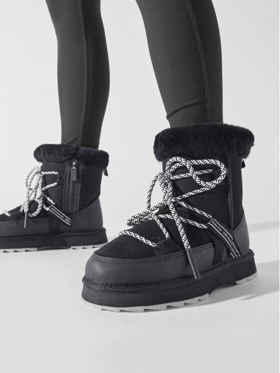 EMU Australia Sniega zābaki EMU Australia Blurred W12641 Melns