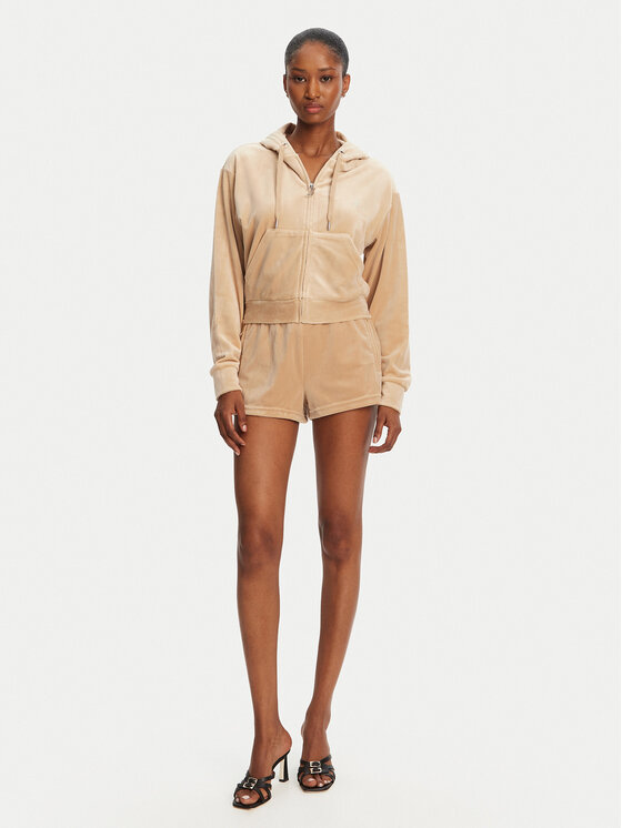 Juicy Couture Juicy Couture Sportiniai šortai Tamia JCWH121001 Smėlio Regular Fit