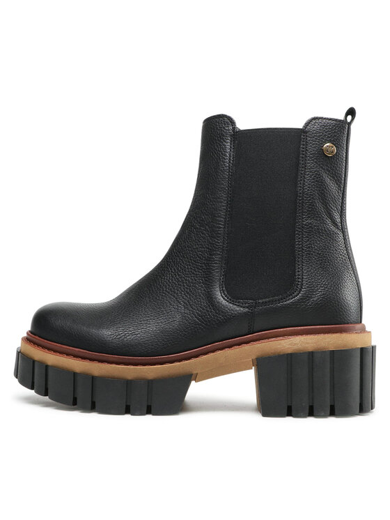 Maciejka Kotníková obuv s elastickým prvkem Maciejka 05312-01/00-6 Černá