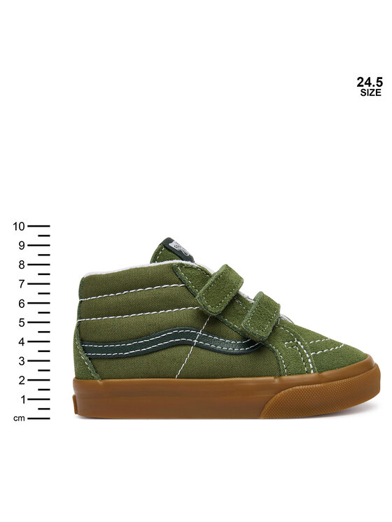 Vans Sneakersy Vans Sk8-Mid Reissue V VN000Y0VGRK1 Tmavě zelená