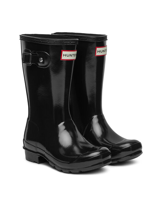 Hunter Гумові чоботи Hunter Orginal Kids Gloss JFT6000RGL Чорний