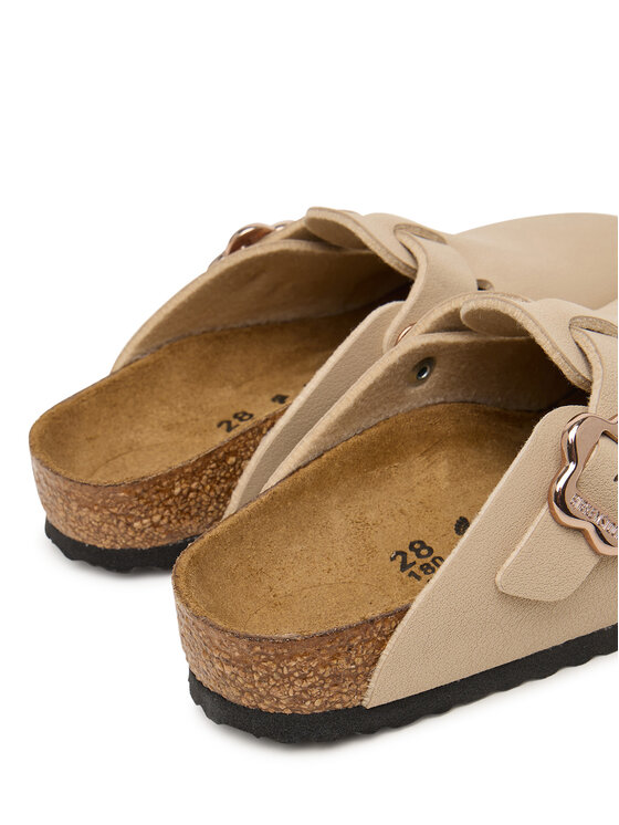Birkenstock Шльопанці Birkenstock Boston Flower Buckle 1030630 S Бежевий