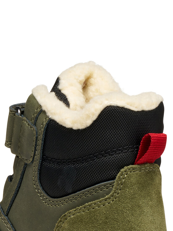 Geox Kozačky Geox B Willaboom B Ab B365BC 0ME22 C0450 S Khaki