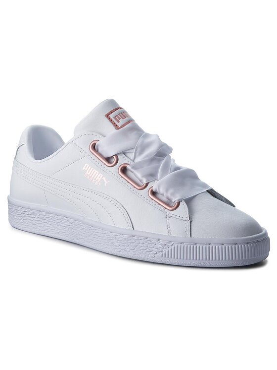 Puma Sportcipők Puma Basket Heart Leather 367817 01 Fehér