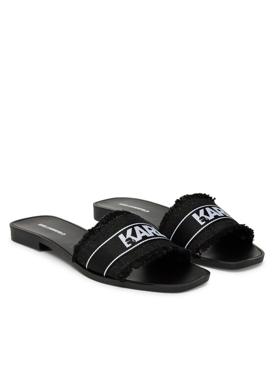 KARL LAGERFELD Natikači KARL LAGERFELD Skoot II KL80411 Črna