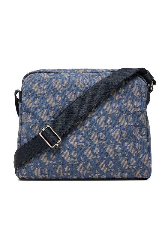 Calvin Klein Maža rankinė Calvin Klein Slouched Monogram Mini Zip Fligh LV04G3175G Šviesiai mėlyna