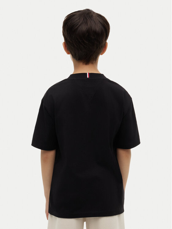 Tommy Hilfiger Tommy Hilfiger Camiseta Heritage KB0KB10340 Negro Regular Fit