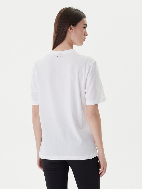 HUGO Hugo Футболка Dashire_4 50489198 Білий Regular Fit