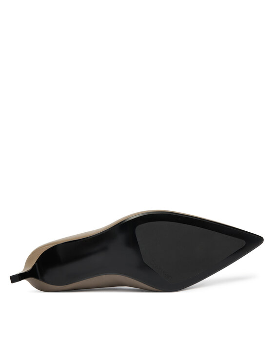 Calvin Klein Обувки на ток Calvin Klein Ess Stiletto 70 HW0HW02607 Бежов