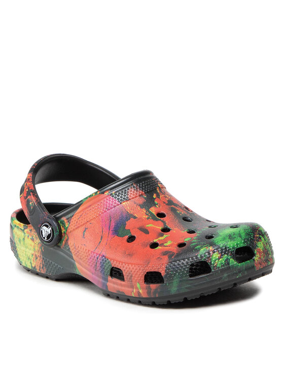 Crocs Natikači Crocs Classic Cyber Beach Clog 207858 Pisana