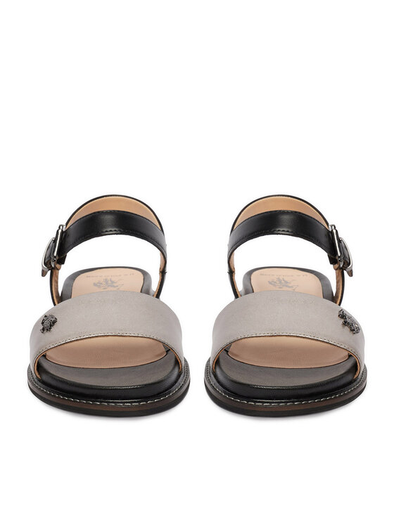 U.S. Polo Assn. Босоніжки U.S. Polo Assn. EO-ADELI001W/6L1 Срібний