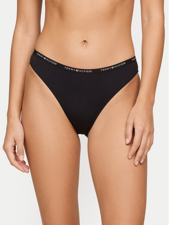 Tommy Hilfiger Tommy Hilfiger Conjunto de tangas UW0UW06343 Negro