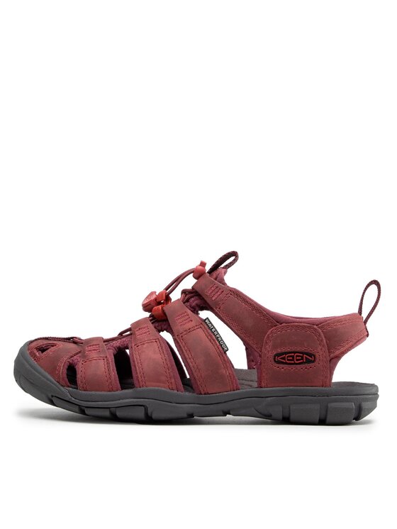 Keen Sandály Keen Clearwater Cnx Lleather 1025088 Bordó