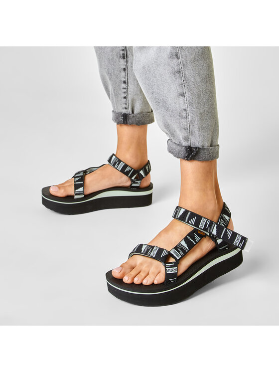 Teva Босоніжки Teva Flatform Universal 1008844 Чорний